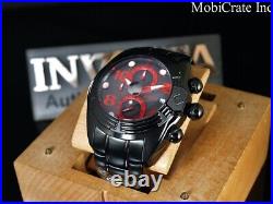 NEW Invicta Men's 52mm Grand LUPAH Diver Japan Chronograph Black Red SS Watch
