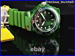 NEW Invicta Men's 52mm Grand Pro Diver Quartz ANATOMIC CASE Green Tone SS Watch