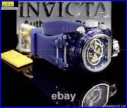 NEW Invicta Men's 52mm Magnum NFL BALTIMORE RAVENS Chronograph BLUE DIAL Watch
