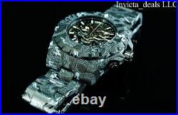 NEW Invicta Men's 52mm Pro Diver DRAGON HYDROPLATED Chrono COMBAT Black SS Watch