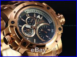 NEW Invicta Men's 52mm Rose Tone Stainless RETROGRADE DAY COALITION FORCES Watch
