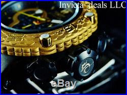 NEW Invicta Men's 52mm Subaqua Noma VI COMBAT Triple Black Stainless Steel Watch