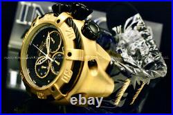 NEW Invicta Men's 52mm THUNDERBOLT Chronograph BLACK Dial RONDA Z60 S. S Watch