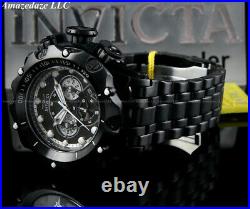 NEW Invicta Men's 52mm Venom Hybrid Chronograph Stainless Steel BLACK DIAL Watch