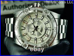 NEW Invicta Men's 54mm Pro Diver AUTOMATIC NH35 SILVER DIAL Silver Tone SS Watch
