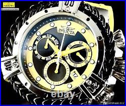 NEW Invicta Men's Bolt Hercules 54mm Swiss Z60 Chronograph BLACK DIAL SS Watch