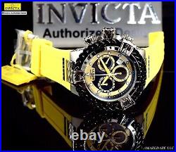 NEW Invicta Men's Bolt Hercules 54mm Swiss Z60 Chronograph BLACK DIAL SS Watch