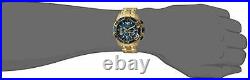 NEW! Invicta Men's Gold 50MM Pro Diver Quartz Chronograph Stainless Steel Watch