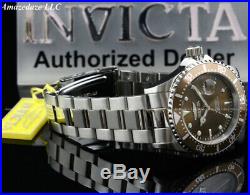 NEW Invicta Men's Pro Diver SUBMARINER Brown Dial Stainless Steel 200 M Watch