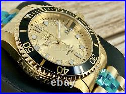 NEW Invicta Men's Pro Diver Yellow Gold Plated HammerHead Shark Edition Watch