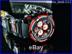 NEW Invicta Men's Reserve 53mm Bolt ZEUS Swiss Chronograph COMBAT Black SS Watch