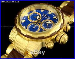 NEW Invicta Men's Stainless Steel Swiss Chronograph Capsule BLUE DIAL Watch