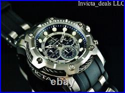 NEW Invicta Mens 50mm BOLT NAUTICAL Chronograph BLACK DIAL Stainless Steel Watch