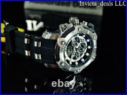 NEW Invicta Mens 50mm BOLT NAUTICAL Chronograph BLACK DIAL Stainless Steel Watch