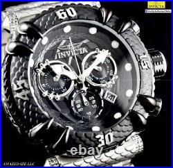 NEW Invicta Mens 52 mm Subaqua TALON Swiss Z60 Chronograph BLACK DIAL SS Watch
