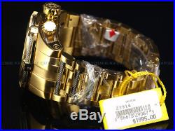 NEW Invicta Mens 52mm Bolt Zeus Swiss Chrono Day Date 18K Gold IP SS Diver Watch