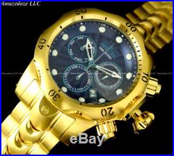 NEW Invicta Mens 52mm Venom Swiss Chronograph Stainless Steel Blue Dial Watch