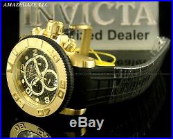 NEW Invicta Mens 58mm GEN I Sea Hunter SWISS 8040. N Chronograph BLACK DIAL Watch