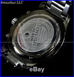NEW Invicta Mens Gun Metal Stainless St. VD53 Chronograph Python Blue Dial Watch