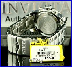 NEW Invicta Mens Pro Diver Scuba VD53 Chronograph Stainless Steel Watch