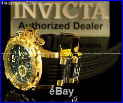 NEW Invicta Mens Pro Diver Stainless Steel Blue Textured Dial Chronograph Watch