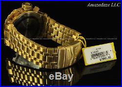 NEW Invicta Mens SAS Swiss Chronograph 18K Gold Plated Stainless St 500M Watch