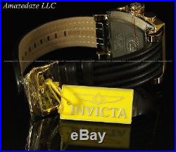 NEW Invicta Mens Swiss ETA Chronograph S1 Tonneau Stainless Steel Leather Watch