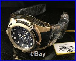 NEW Invicta Reserve Men's Bolt Zeus Gold Tone & Black Carbon Fiber Watch 12666