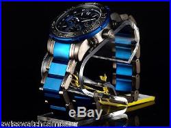 NEW! Invicta Reserve Men's OS Swiss Made Chronograph Gunmetal/Blue IP SS Watch