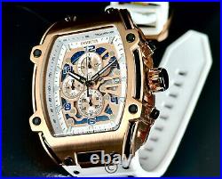 NEW Invicta S1 Rally DIABLO Edition Rose Gold Tone 48mm Dial Tonneau Case Watch