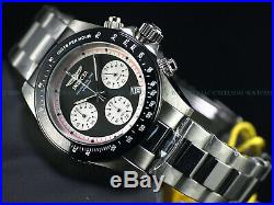 NEW Invicta Speedway Paul Newman Panda Dial Men's Chronograph Watch! Cosmograph