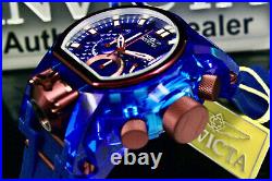 NEWInvicta Men's 52mm BOLT ZEUS MAGNUM Chronograph Blue Dial DUAL MOVEMENT Watch