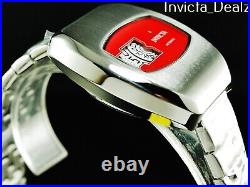 NWT Invicta Men's 38mm VINTAGE NH35 Automatic RED dial Bracelet SS Watch