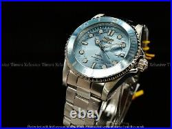 NWT Invicta Men's 43mm Hammerhead Shark Pro Diver Baby BLUE SS Bracelet Watch