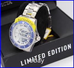 New Authentic Invicta Star Wars R2-d2 Silver Blue Automatic Men's 26596 Watch