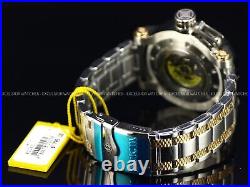 New Invicta 52mm Coalition Forces NH35 Automatic Two Tone Black Dial SS Watch