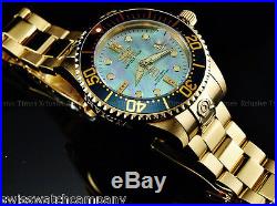 New Invicta Men 300m Diamond Limited Ed Grand Diver Automatic MOP 18KGP SS Watch