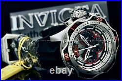 New Invicta Men 52MM VENOM HYBRID Gen III Red/Black Dial Chrono SS Strap Watch