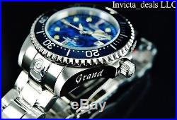New Invicta Men's 300M DIAMOND Grand Diver Automatic Ltd Ed Blue Abalone Watch
