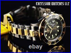 New Invicta Men's 300m GRAND DIVER 47mm Automatic Gunmetal Gold Ion Plated Watch