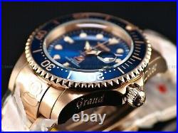 New Invicta Men's 300m GRAND DIVER 47mm Automatic Rose Gold Ion Plated SS Watch