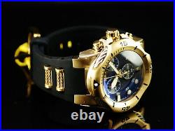 New Invicta Men's 52mm Bolt Quartz Chronograph Gold tone Black Dial SS Watch
