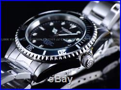 New Invicta Mens 200M Original Coin Edge Bezel Pro Diver Quartz Black Dial Watch