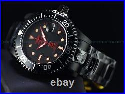 New Invicta Mens 300m GRAND DIVER NH35 Automatic Stainless Steel Black Red Watch