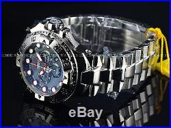 New Invicta Reserve 50mm Mens Swiss Chrongraph Grey MOP High Polished SS Watch