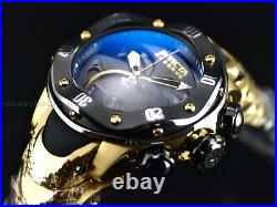 New Invicta Reserve Kraken 54mm Men's Swiss Chrono Blk Dial Silicone Strap Watch