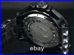 New Invicta Reserve Mens 50mm Combat Edition Swiss Chrono Triple Black IP Watch
