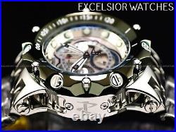 New Invicta Reserve Venom Hybrid 51mm Swiss Master Chrono Mint Bezel HP SS Watch