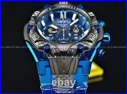 New Invicta Venom Men's Swiss Chronograph TT Watch 54mm, Blue, Black tone 37637