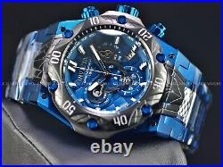 New Invicta Venom Men's Swiss Chronograph TT Watch 54mm, Blue, Black tone 37637